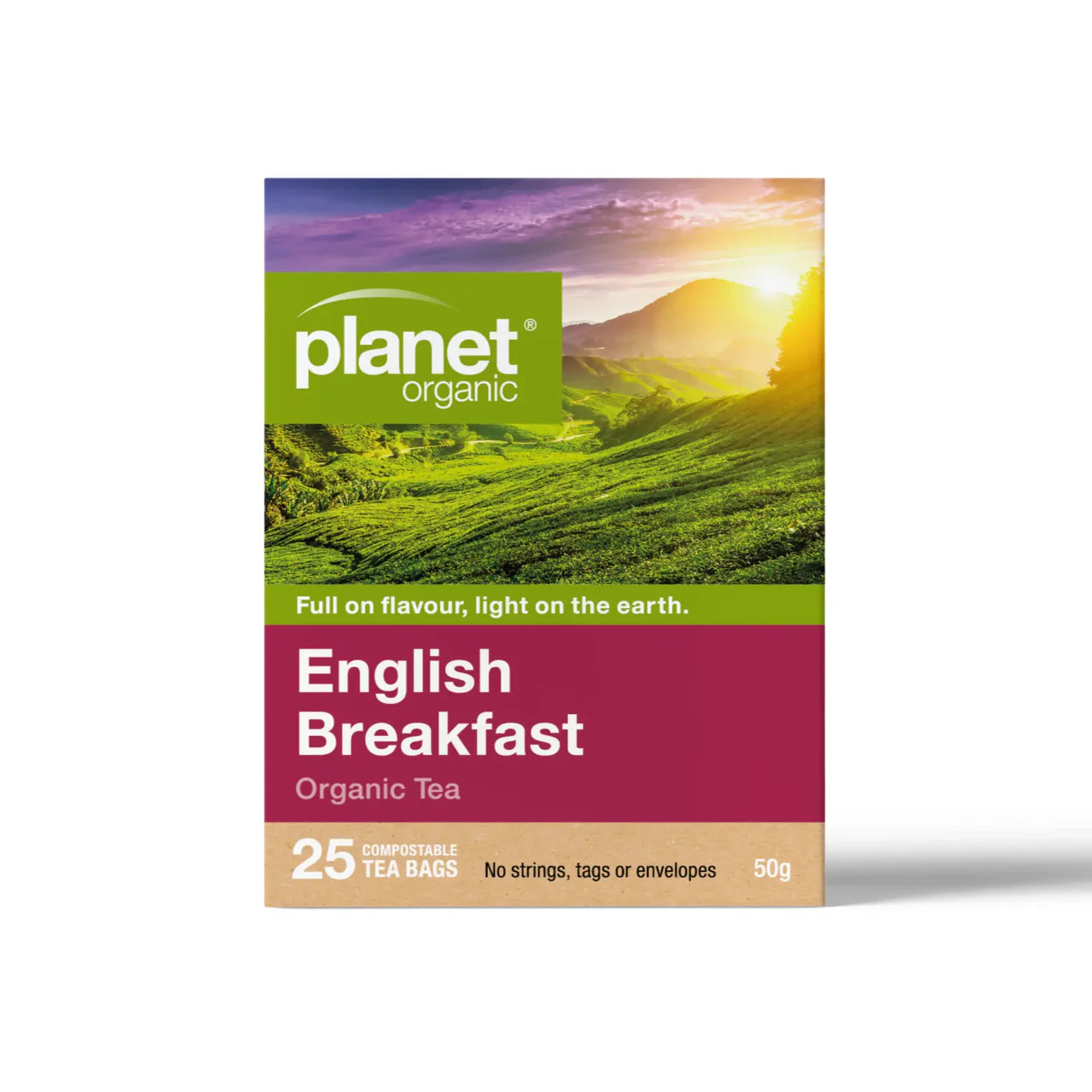 Planet Organic English Breakfast Tea x 25 Tea Bags