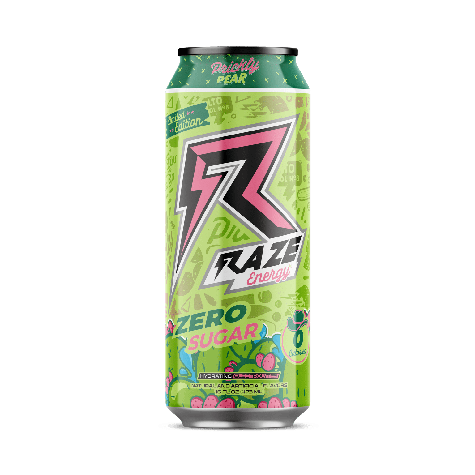 Raze Energy Drink 473ML Prickly Pear Raze Energy Drink 473ML Prickly Pear