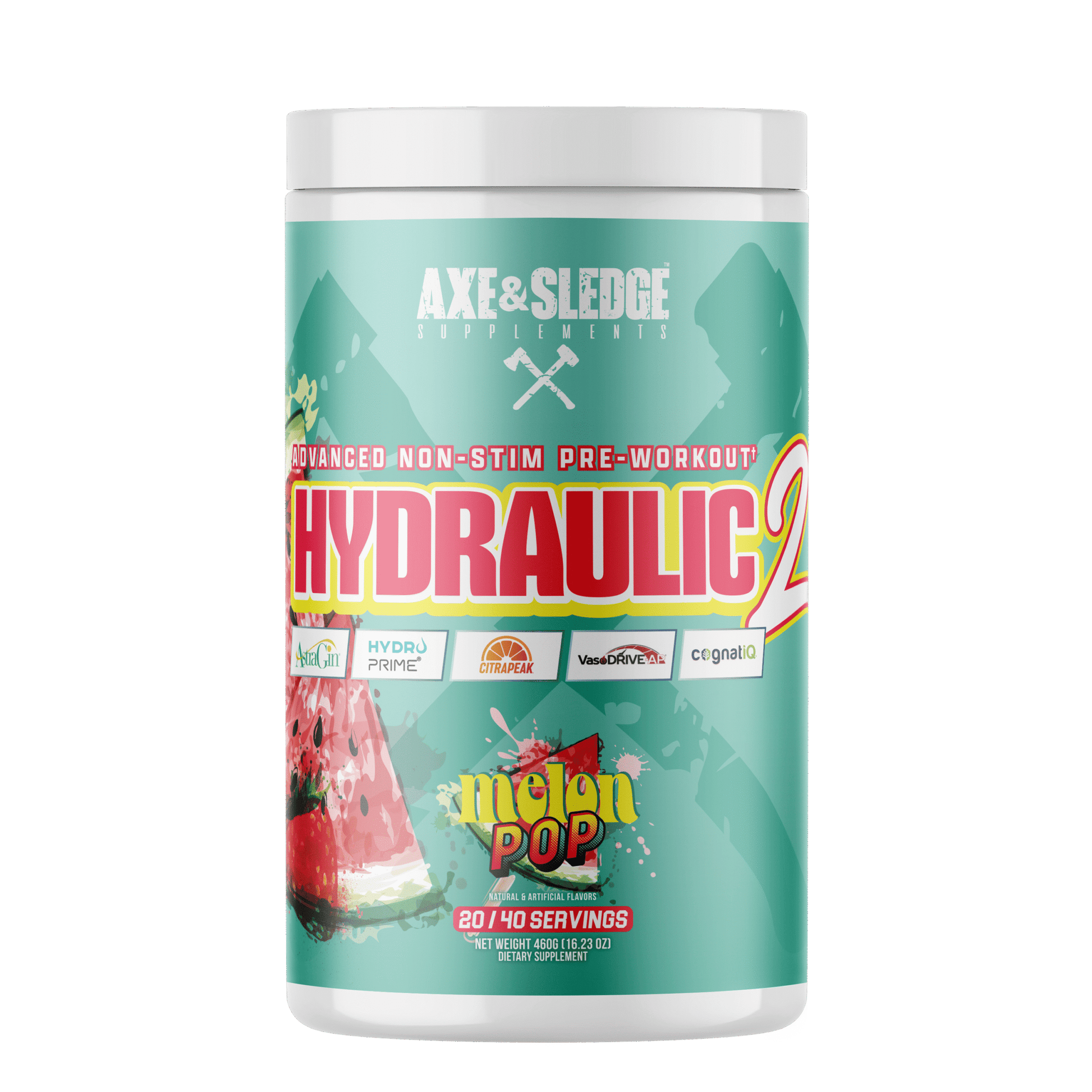 Axe & Sledge Hydraulic 40 Serves Melon Pop Axe & Sledge Hydraulic 40 Serves Melon Pop