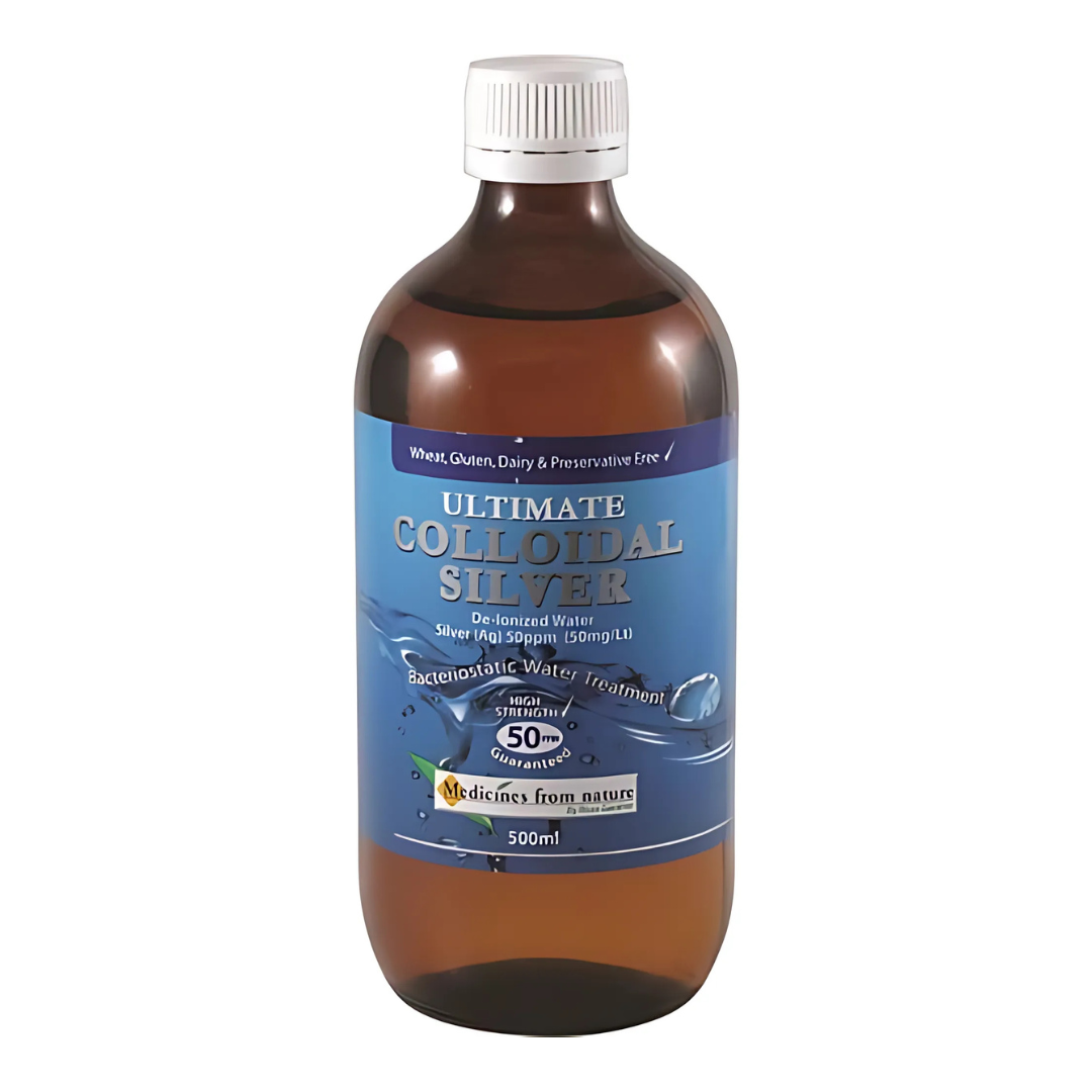 Medicines From Nature Colloidal Silver 50ppm 500ml