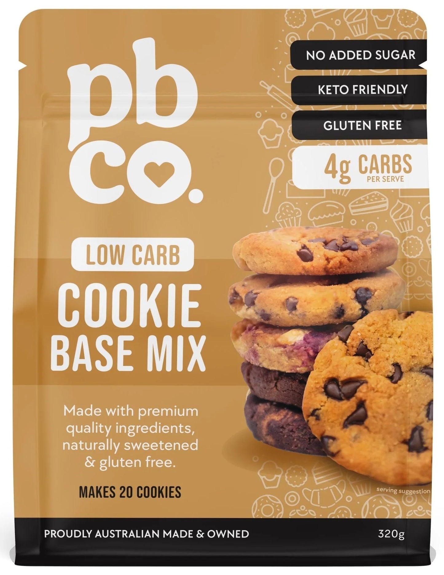 PBCO Low Carb Cookie Mix 320G