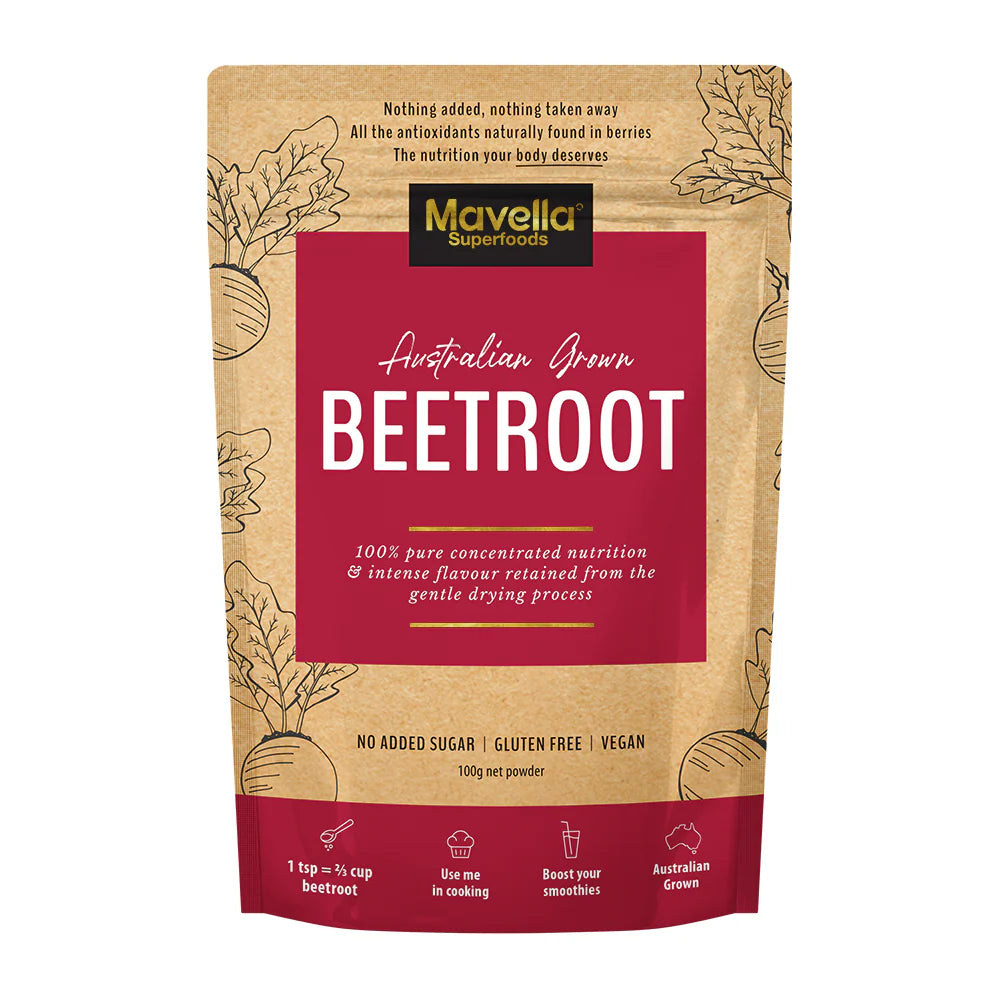 Mavella Superfoods Beetroot 100g Australian Grown