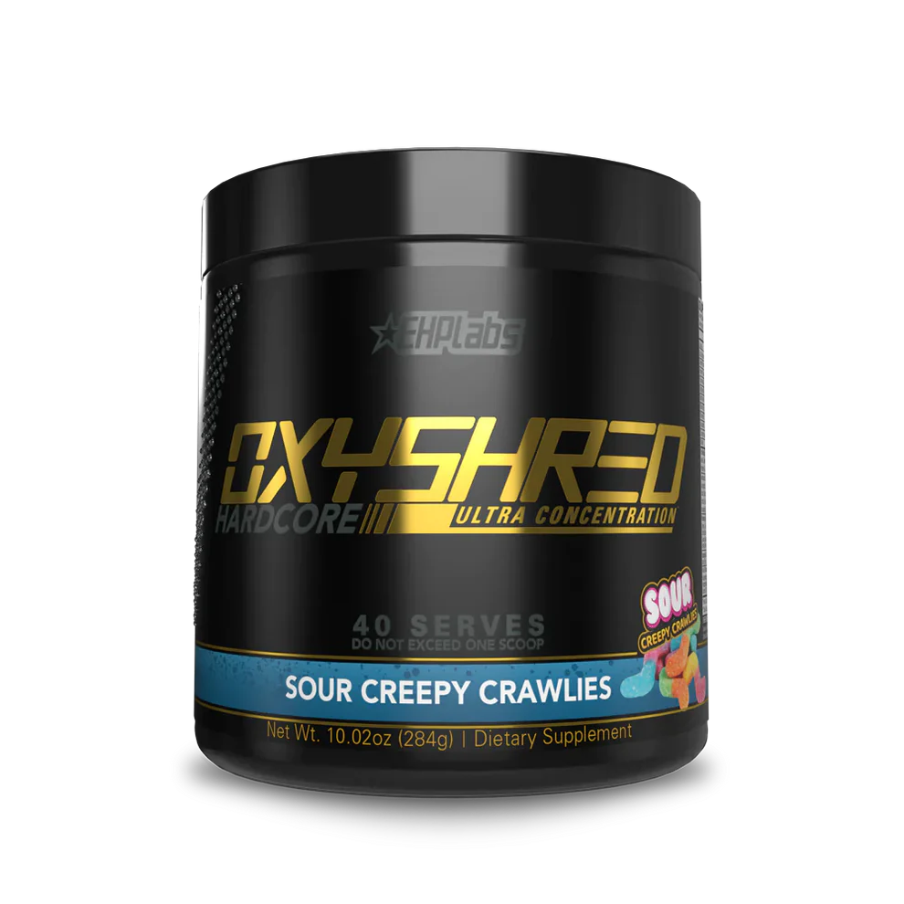 EHP Labs Oxyshred Hardcore 40 Serves Sour Creepy Crawlies