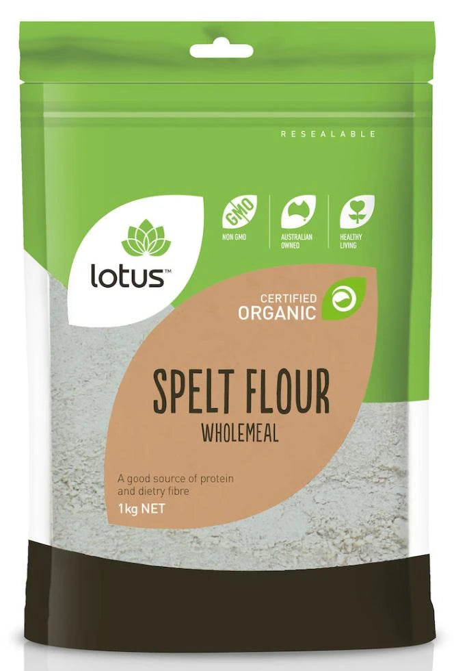 Lotus Spelt Flour Organic Wholemeal Lotus Spelt Flour Organic Wholemeal