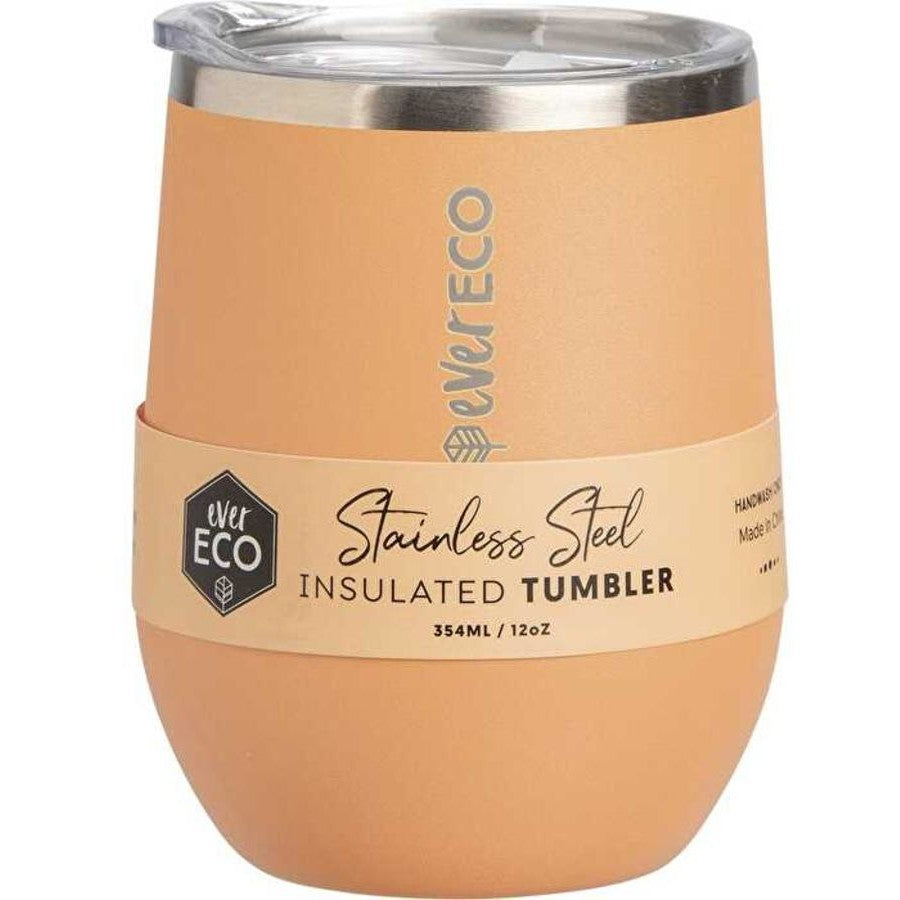 Ever Eco Insulated Stainless Steel Tumbler 354ml Peach