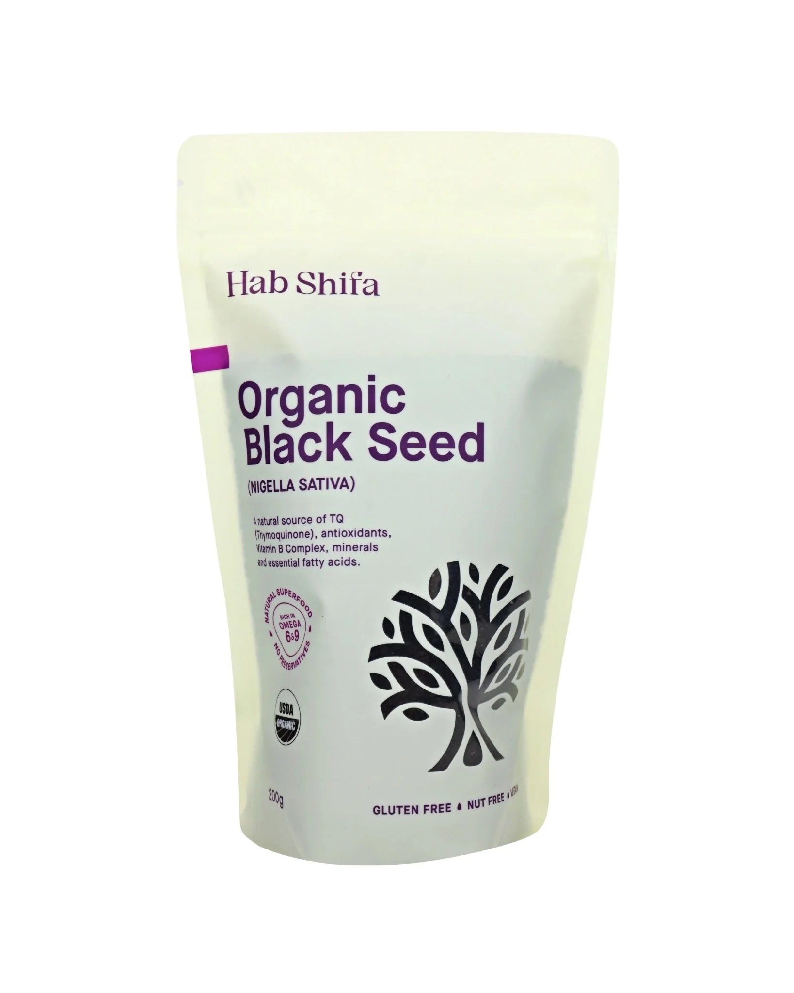 Hab Shifa Organic Black Seed 200g Hab Shifa Organic Black Seed 200g