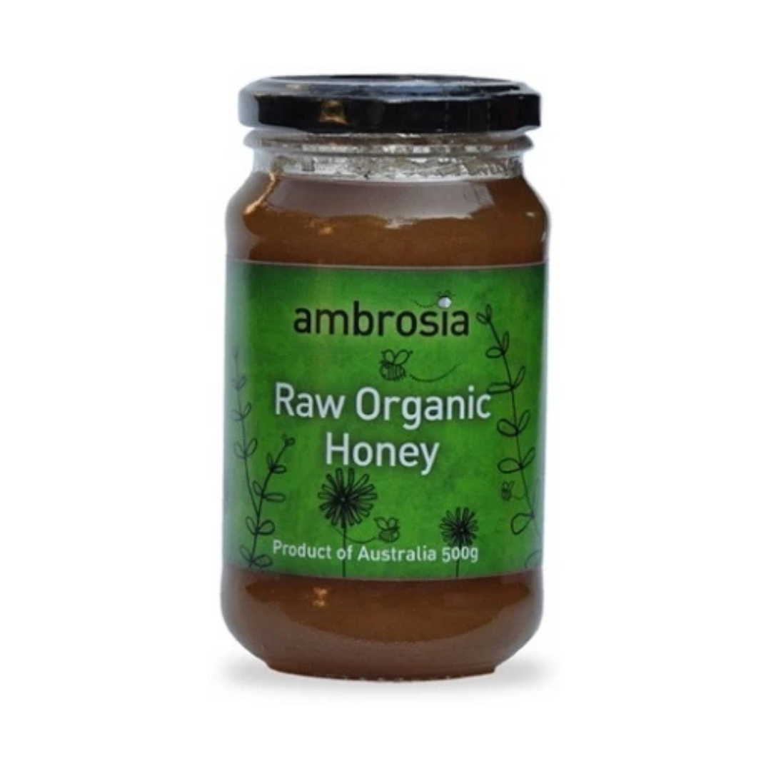 Ambrosia Raw Organic Honey 500g