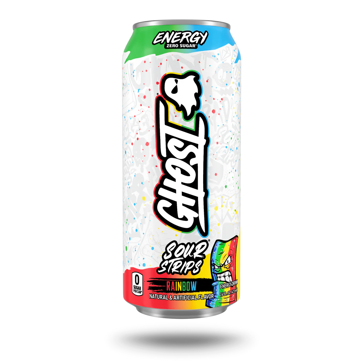 Ghost Energy Can 473ml Sour Strips