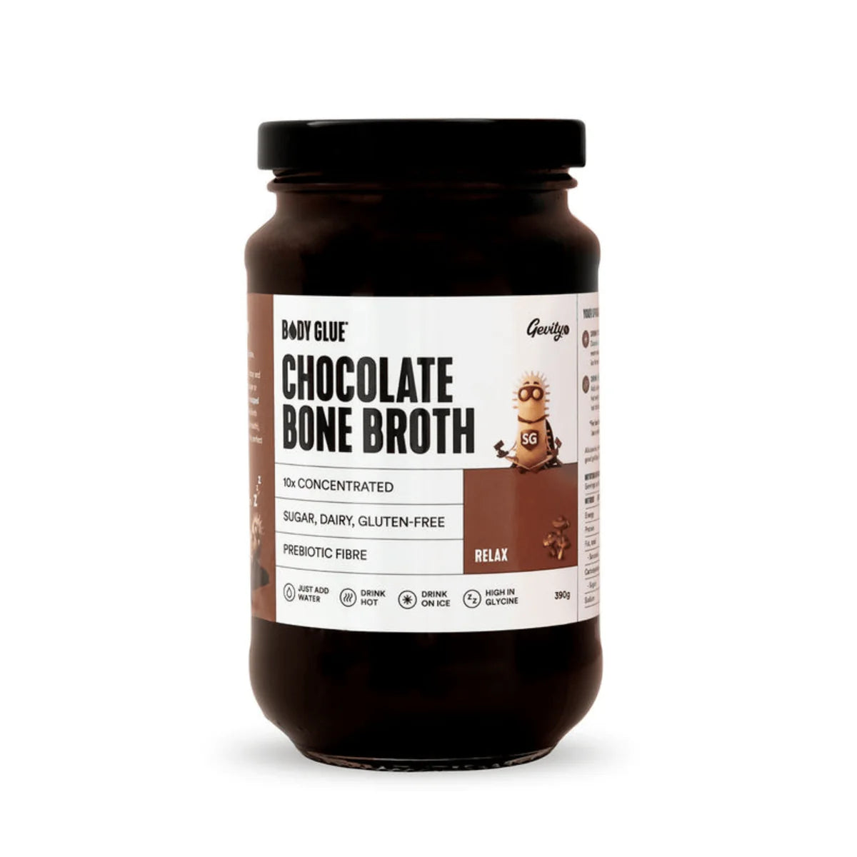Gevity RX Bone Broth Body Glue 390g Chocolate