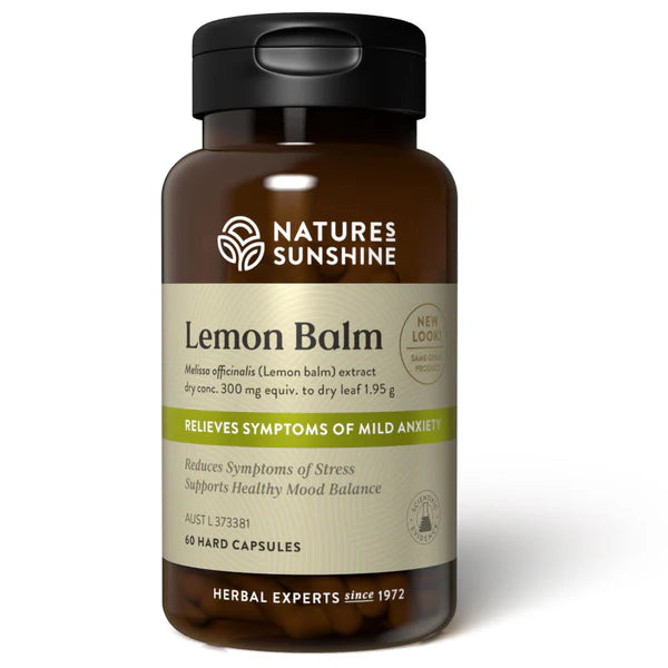 Natures Sunshine Lemon Balm 60c Natures Sunshine Lemon Balm 60c