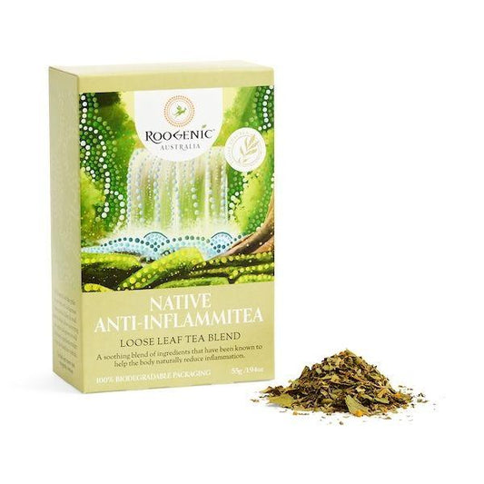 Roogenic Native Anti-Inflammitea 55g Loose Leaf Roogenic Native Anti-Inflammitea 55g Loose Leaf