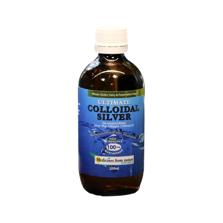 Medicines From Nature Colloidal Silver 100ppm 200ml