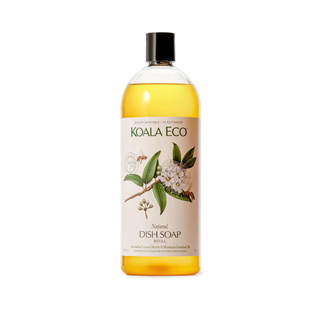 Koala Eco Dish Soap 1L Lemon Myrtle & Mandarin Koala Eco Dish Soap 1L Lemon Myrtle & Mandarin