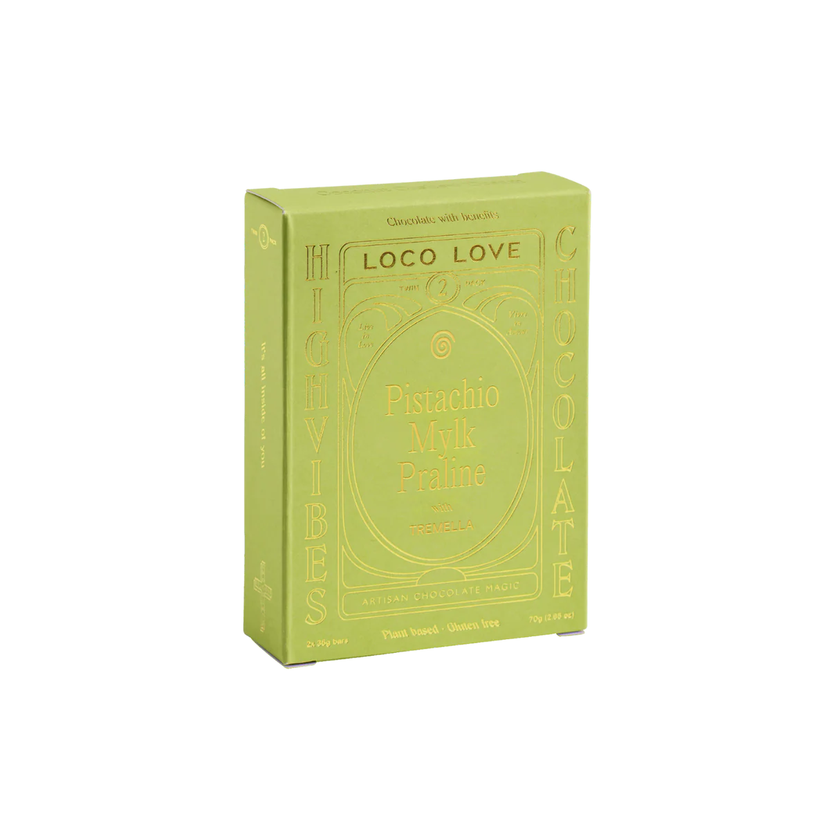 Loco Love Chocolate 70g Pistachio Mylk Praline