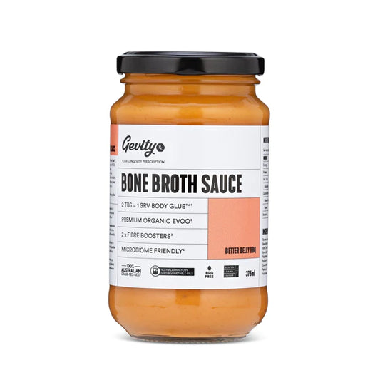 Gevity RX Bone Broth Sauce 375ml Better Belly BBQ Gevity RX Bone Broth Sauce 375ml Better Belly BBQ