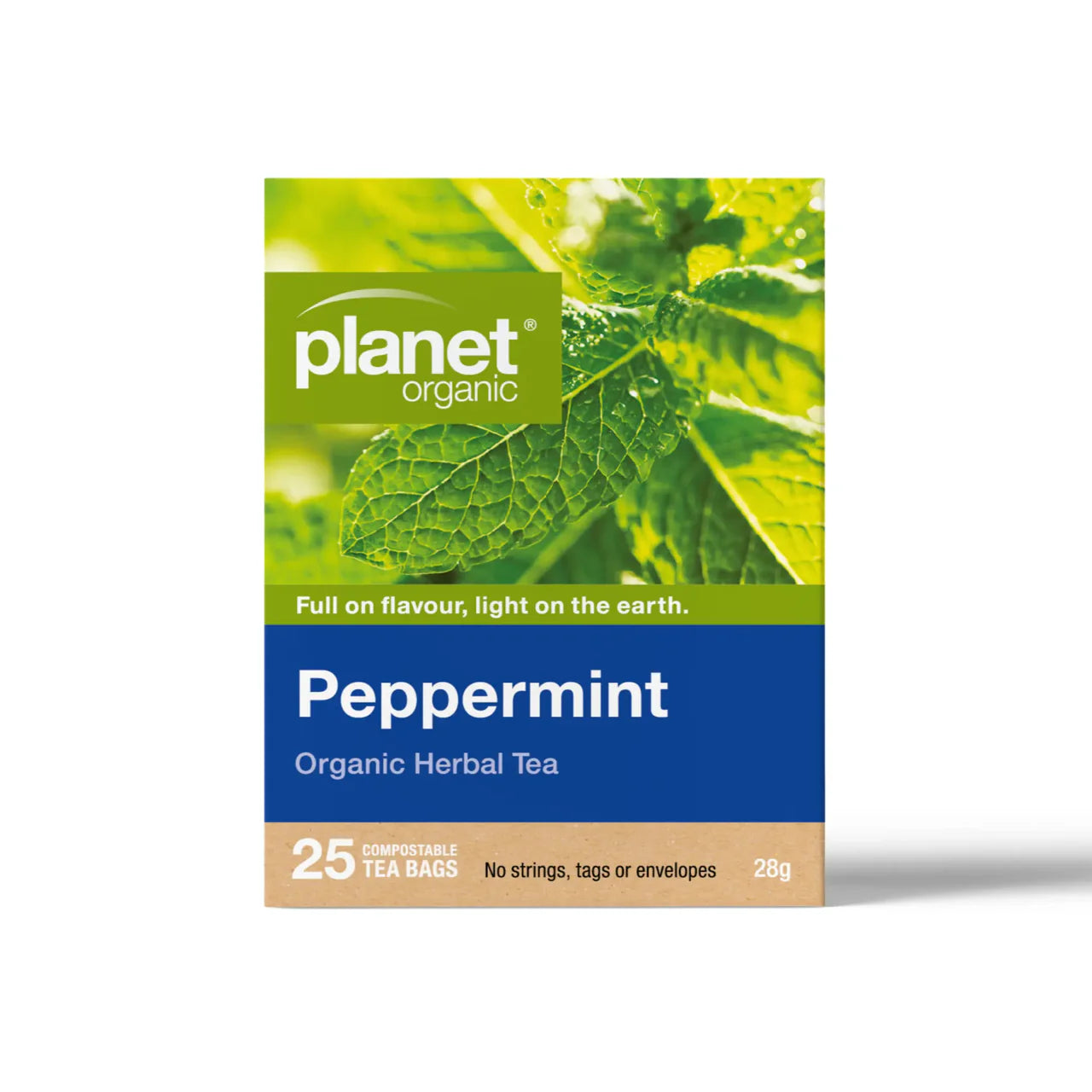 Planet Organic Peppermint Herbal Tea x 25 Tea Bags