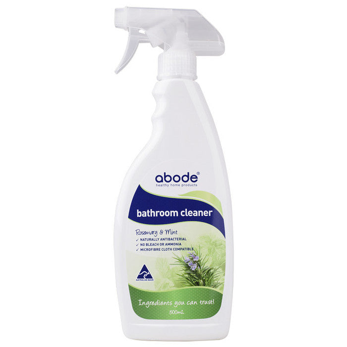 ABODE Bathroom Cleaner 500ml Rosemary & Mint Spray ABODE Bathroom Cleaner 500ml Rosemary & Mint Spray