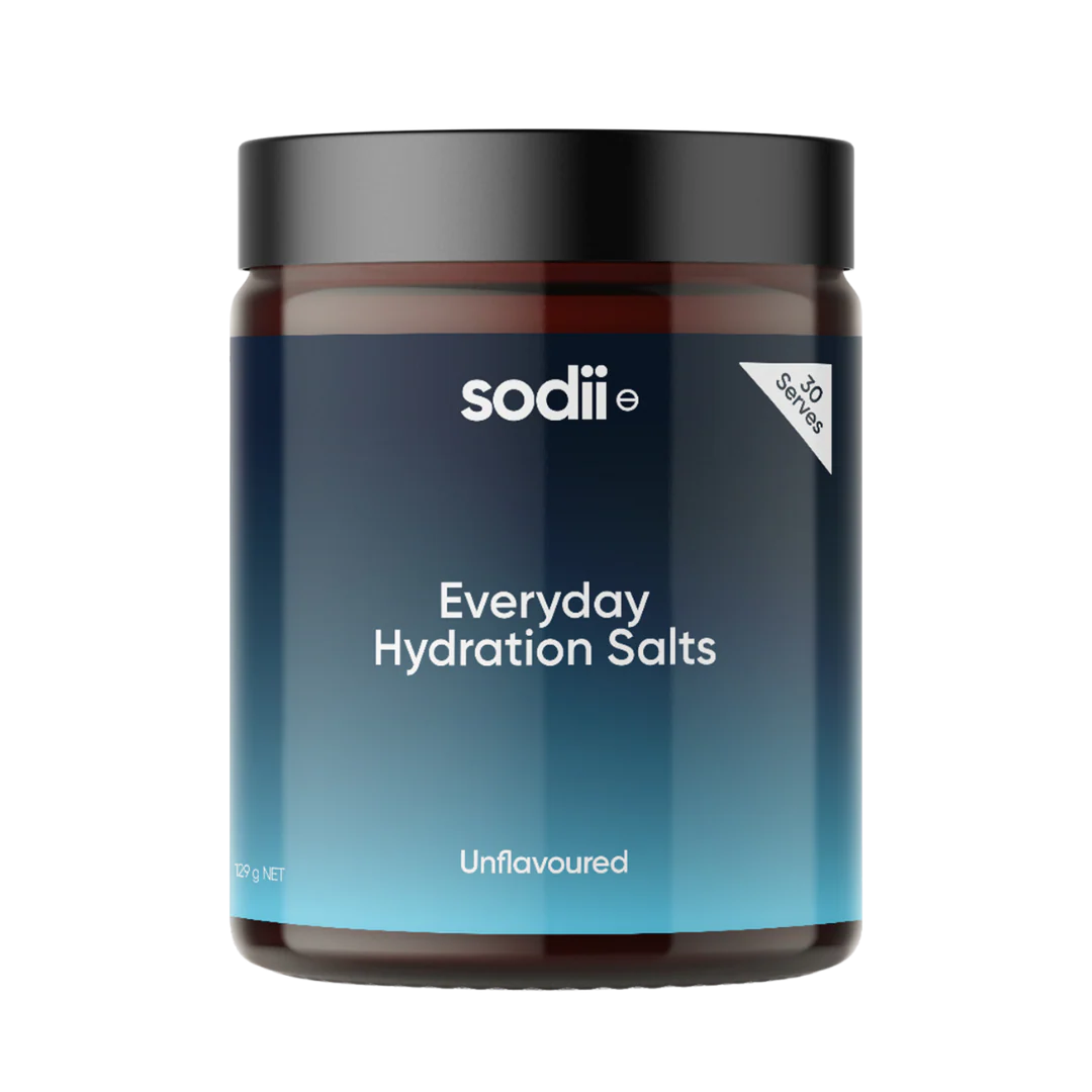 Sodii Everyday Hydration Salts 129g Unflavoured Sodii Everyday Hydration Salts 129g Unflavoured