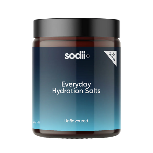 Sodii Everyday Hydration Salts 129g Unflavoured Sodii Everyday Hydration Salts 129g Unflavoured