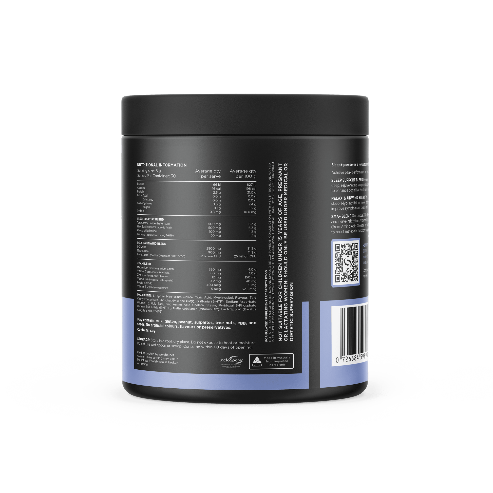 Switch Nutrition Sleep+ 30 Serves Tropical Fruit Switch Nutrition Sleep+ 30 Serves Tropical Fruit