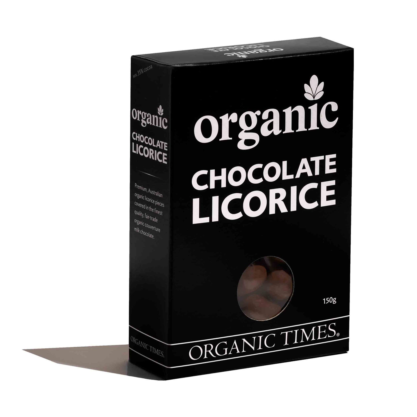 Organic Times Milk Chocolate Licorice 150g
