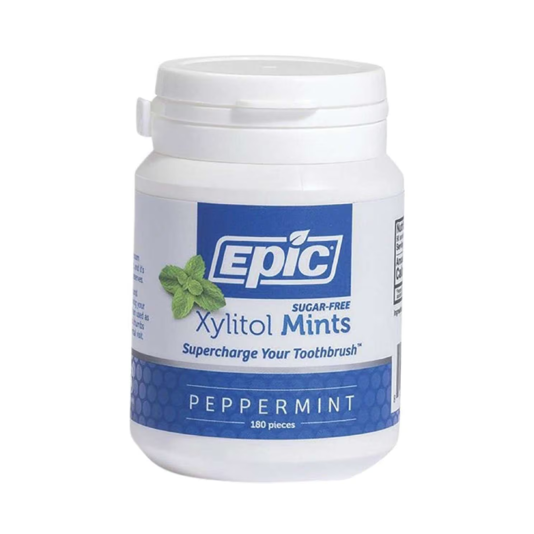 Epic Xylitol Mints 180pcs Peppermint