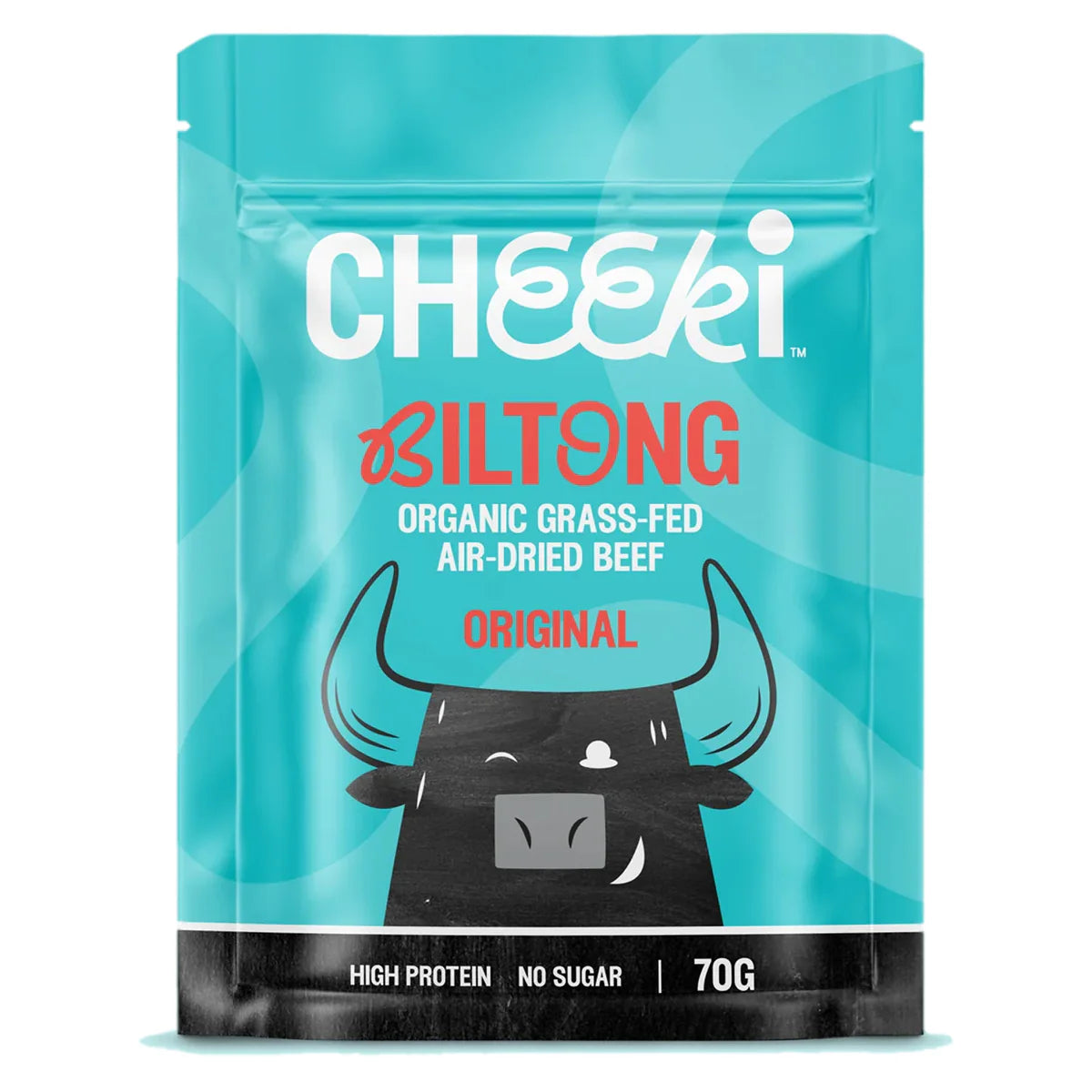 Cheeki Biltong Organic Air-Dried Beef 70g Original