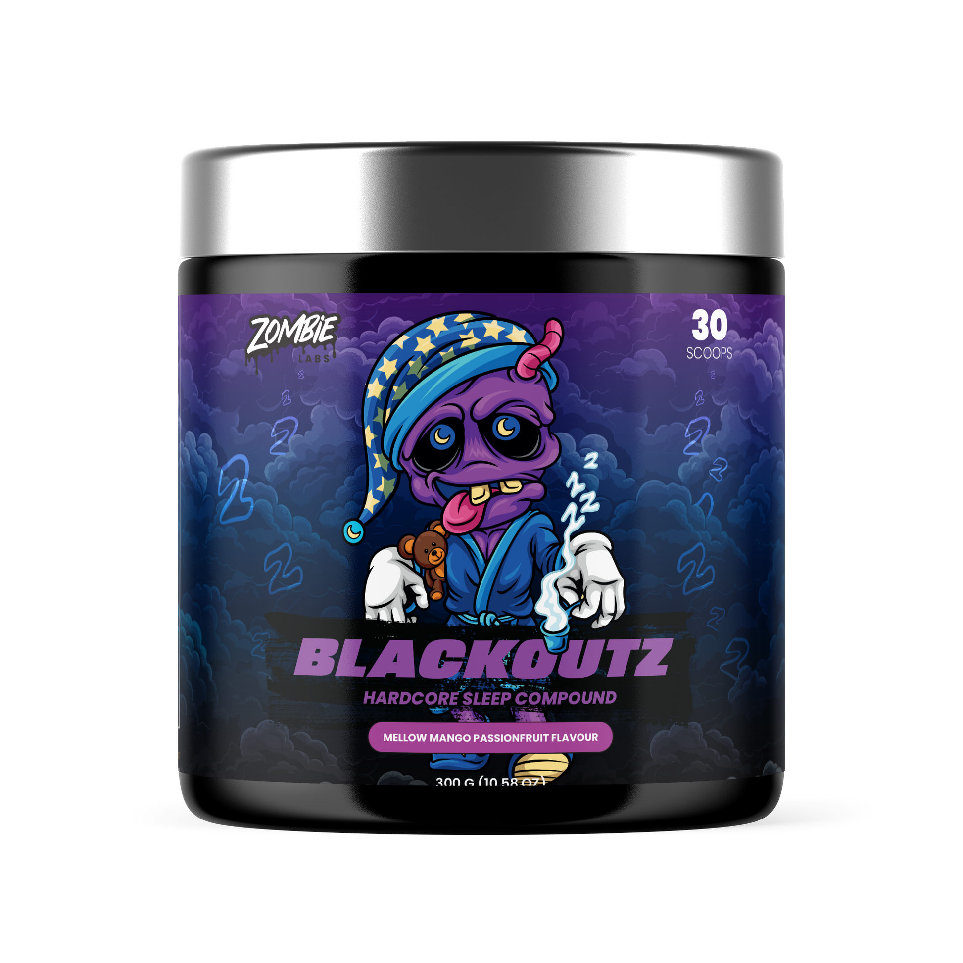 ZombieLabs Blackoutz 30 Serves Mellow Mango Passionfruit ZombieLabs Blackoutz 30 Serves Mellow Mango Passionfruit