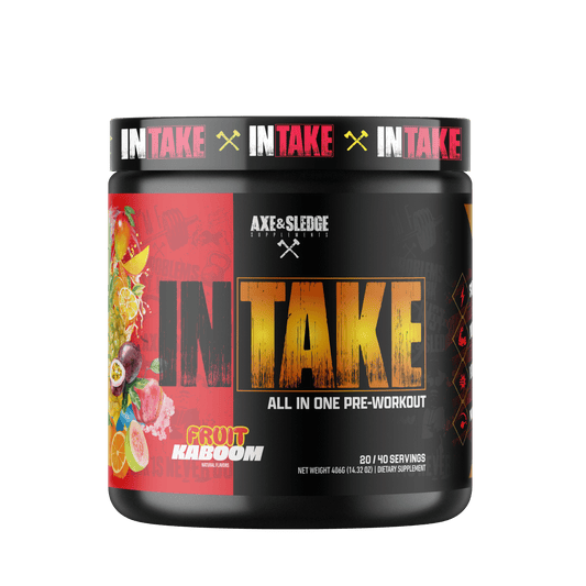 Axe & Sledge Intake 40 Serves Fruit Kaboom Axe & Sledge Intake 40 Serves Fruit Kaboom