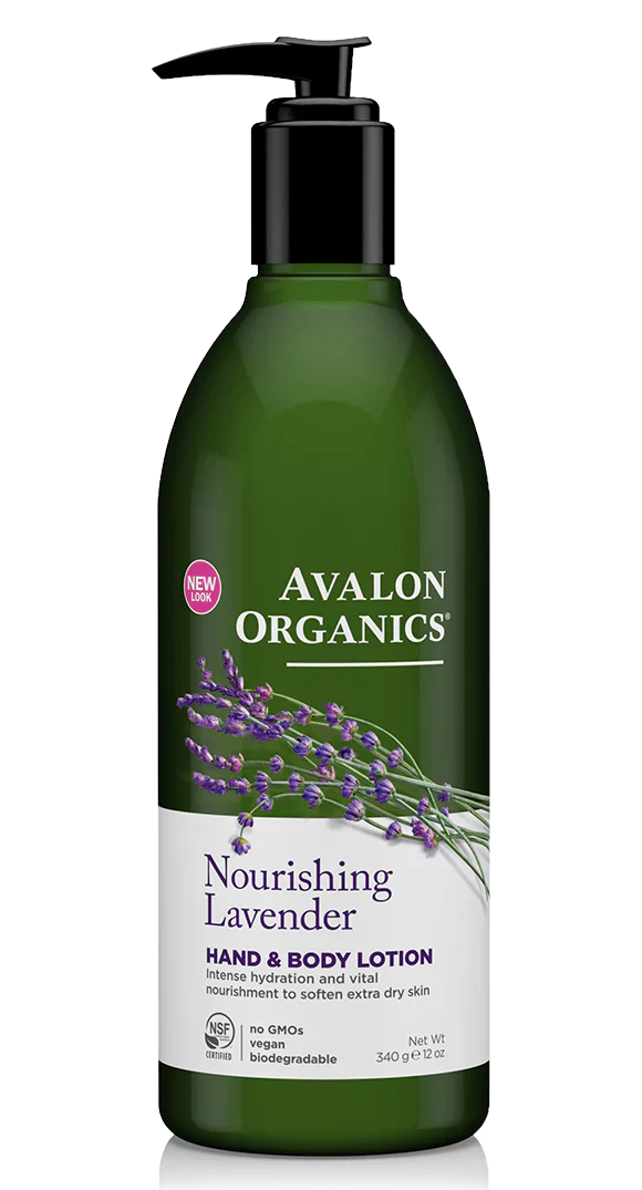 Avalon Organics Hand & Body Lotion 350mL Lavender