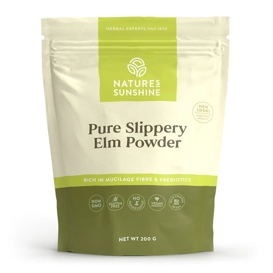 Natures Sunshine Slippery Elm Powder 200g Natures Sunshine Slippery Elm Powder 200g