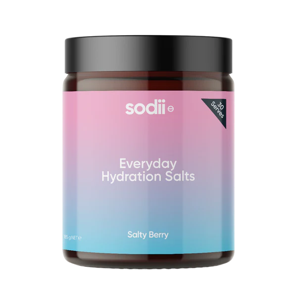 Sodii Everyday Hydration Salts 185g Berry Sodii Everyday Hydration Salts 185g Berry
