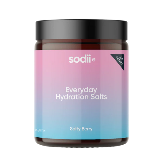 Sodii Everyday Hydration Salts 185g Berry Sodii Everyday Hydration Salts 185g Berry