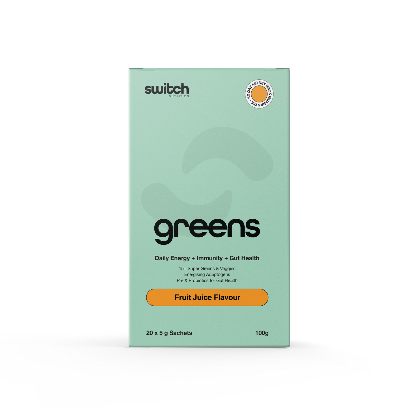 Switch Nutrition Greens 20 Serves Fruit Juice