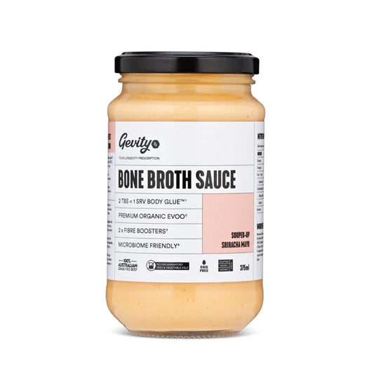 Gevity RX Bone Broth Sauce 375ml Sriracha Mayo Gevity RX Bone Broth Sauce 375ml Sriracha Mayo