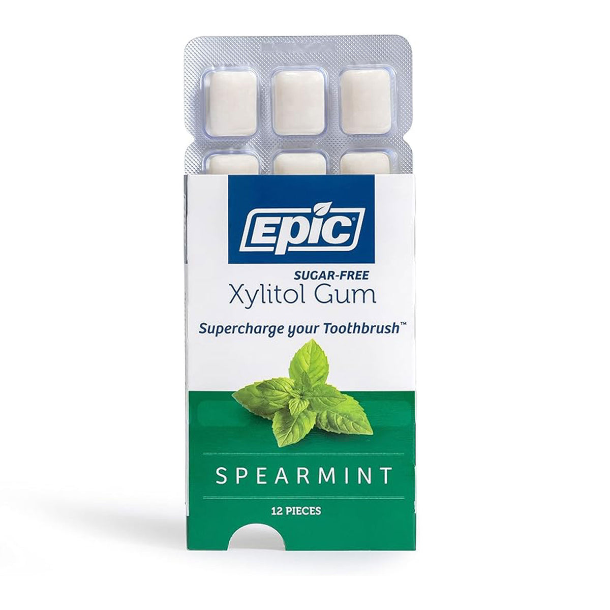Epic Xylitol Gum 12pcs Spearmint