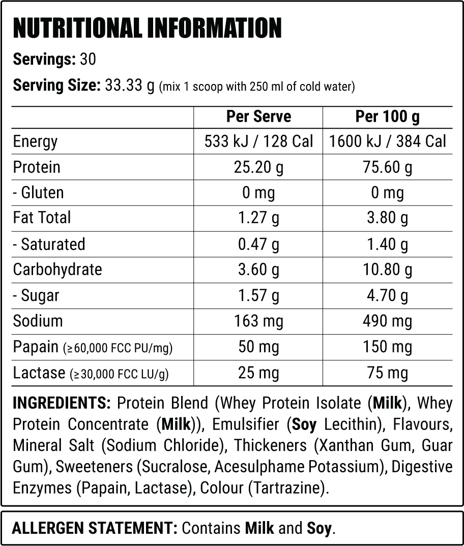 Faction Labs 100% Whey Protein Faction Labs 100% Whey Protein
