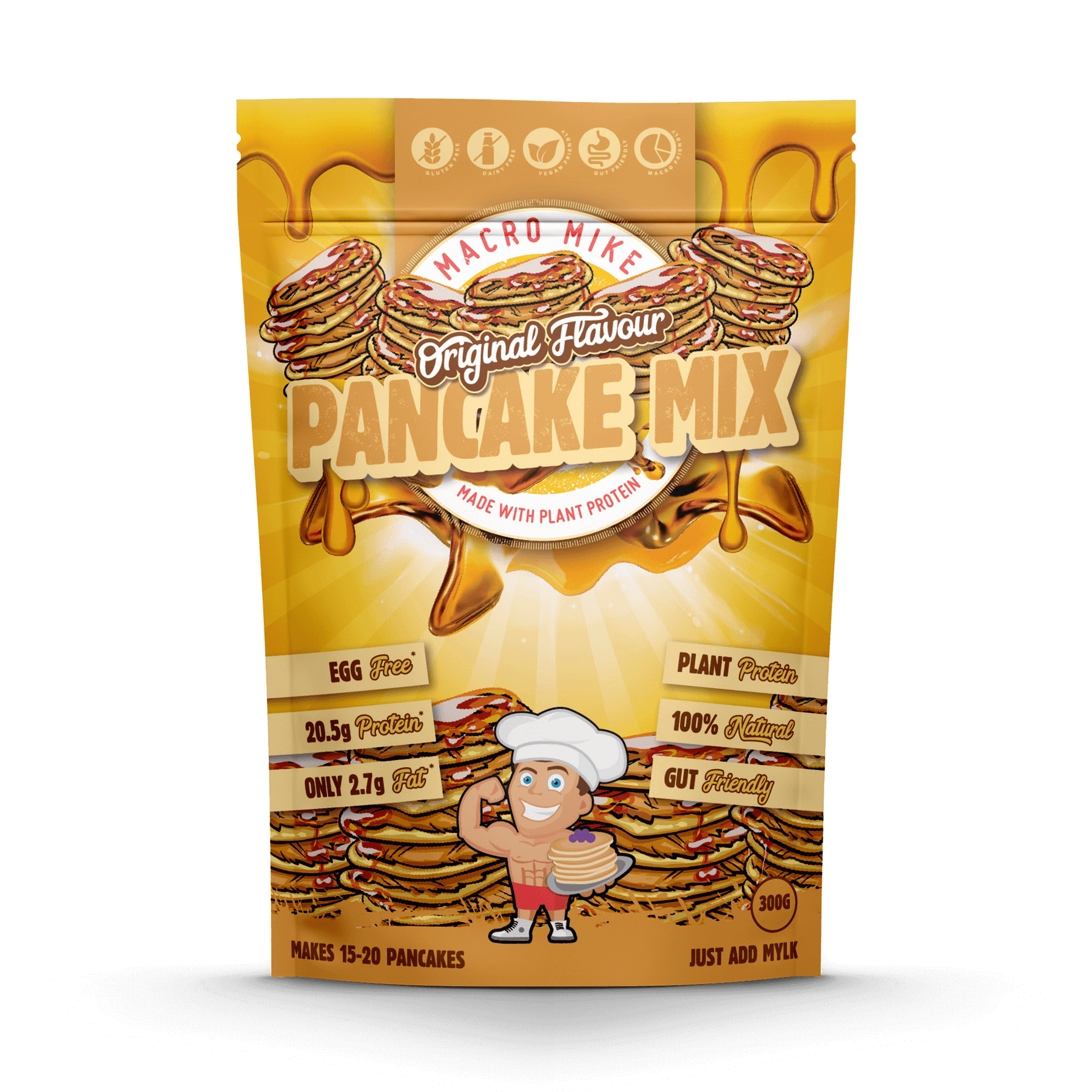 Macro Mike Pancakes - With Almond Protein Macro Mike Pancakes - With Almond Protein