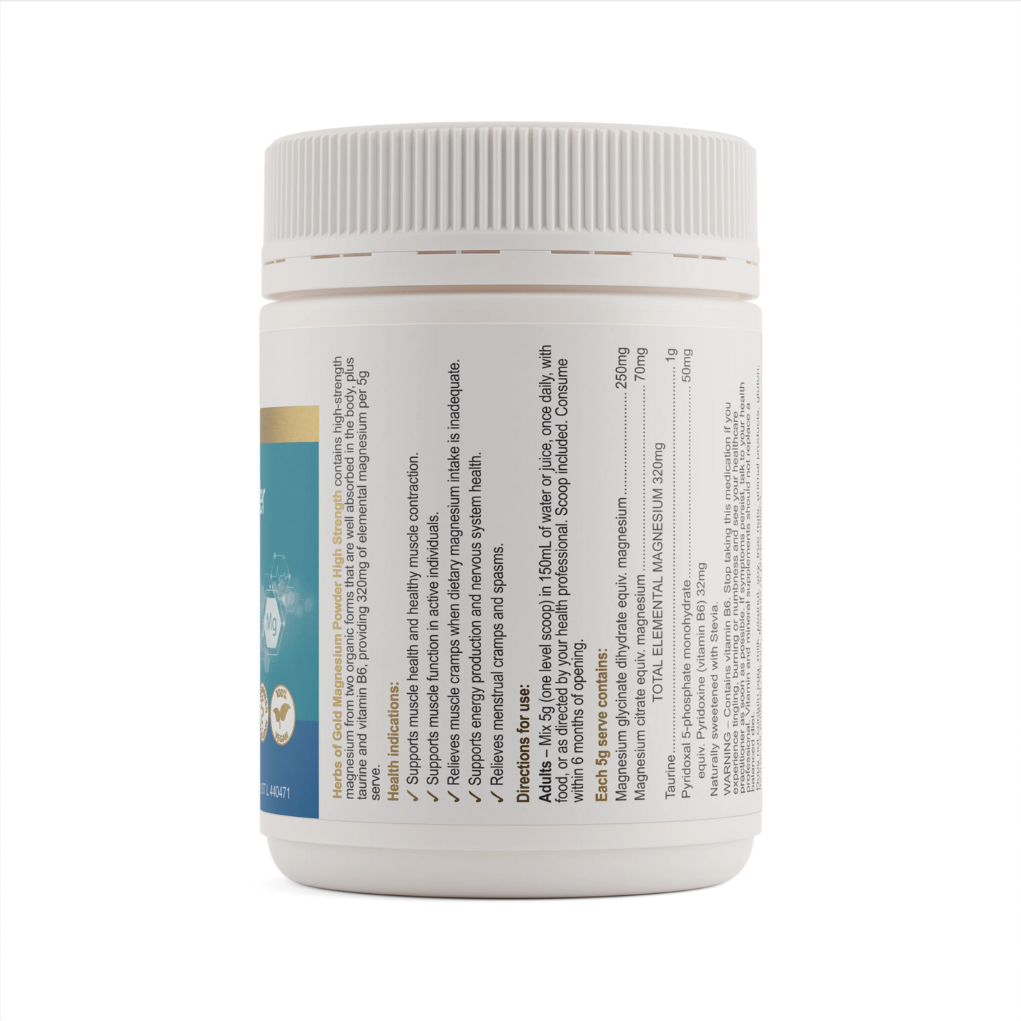HofG Magnesium Powder High-Strength 300g