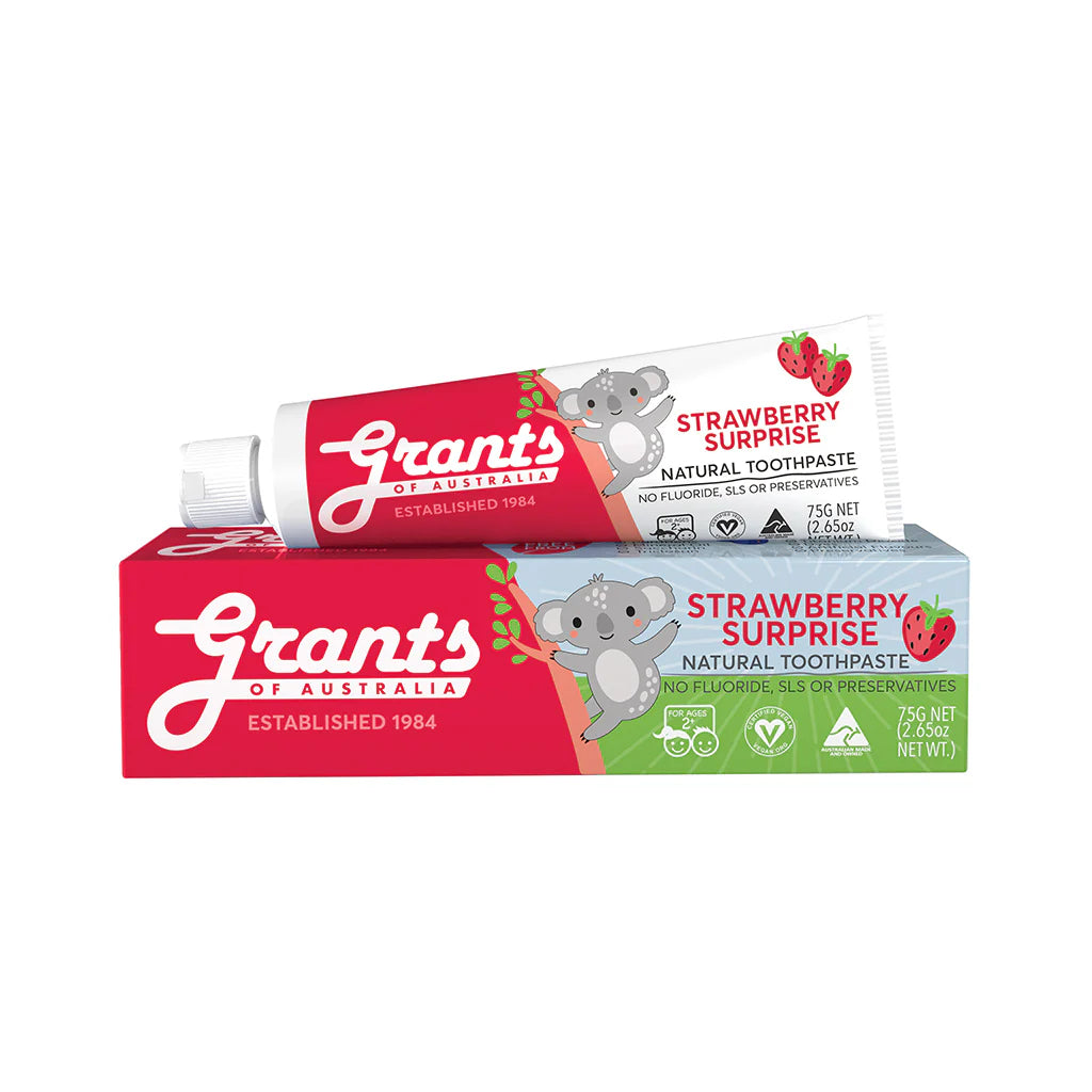 Grants Toothpaste Kids 75g Strawberry Surprise Grants Toothpaste Kids 75g Strawberry Surprise