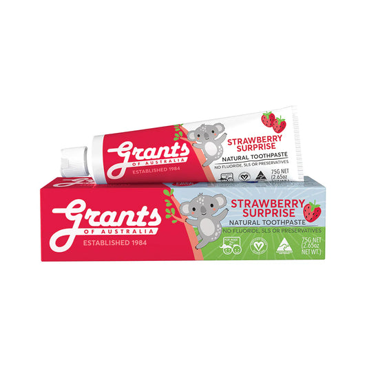 Grants Toothpaste Kids 75g Strawberry Surprise Grants Toothpaste Kids 75g Strawberry Surprise