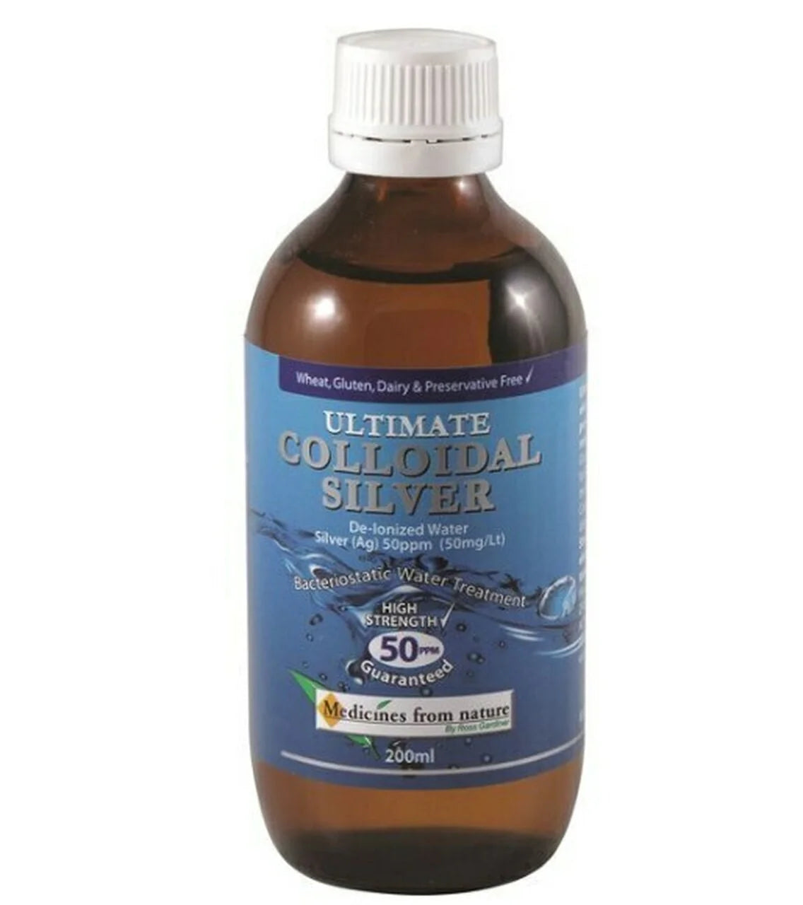 Medicines From Nature Colloidal Silver 50ppm 200ml