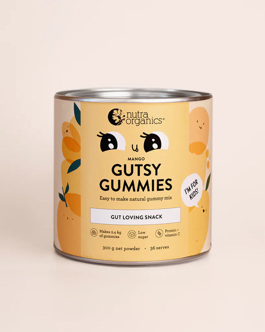 Nutra Organics Gutsy Gummies 300g Mango Nutra Organics Gutsy Gummies 300g Mango