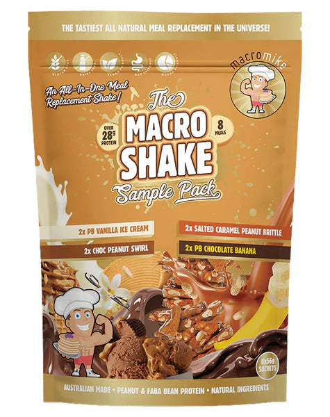 Macro Mike Macro Shake 8 Sachet Sample Pack Macro Mike Macro Shake 8 Sachet Sample Pack