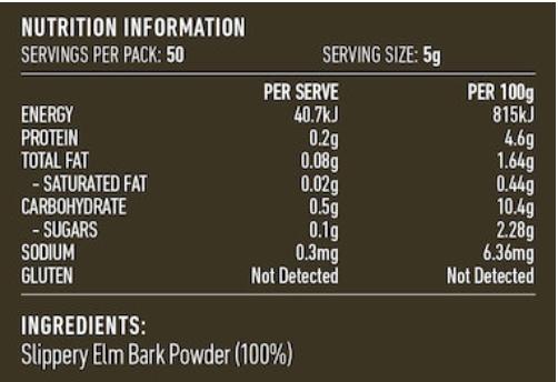 Lotus Slippery Elm Bark Powder Lotus Slippery Elm Bark Powder