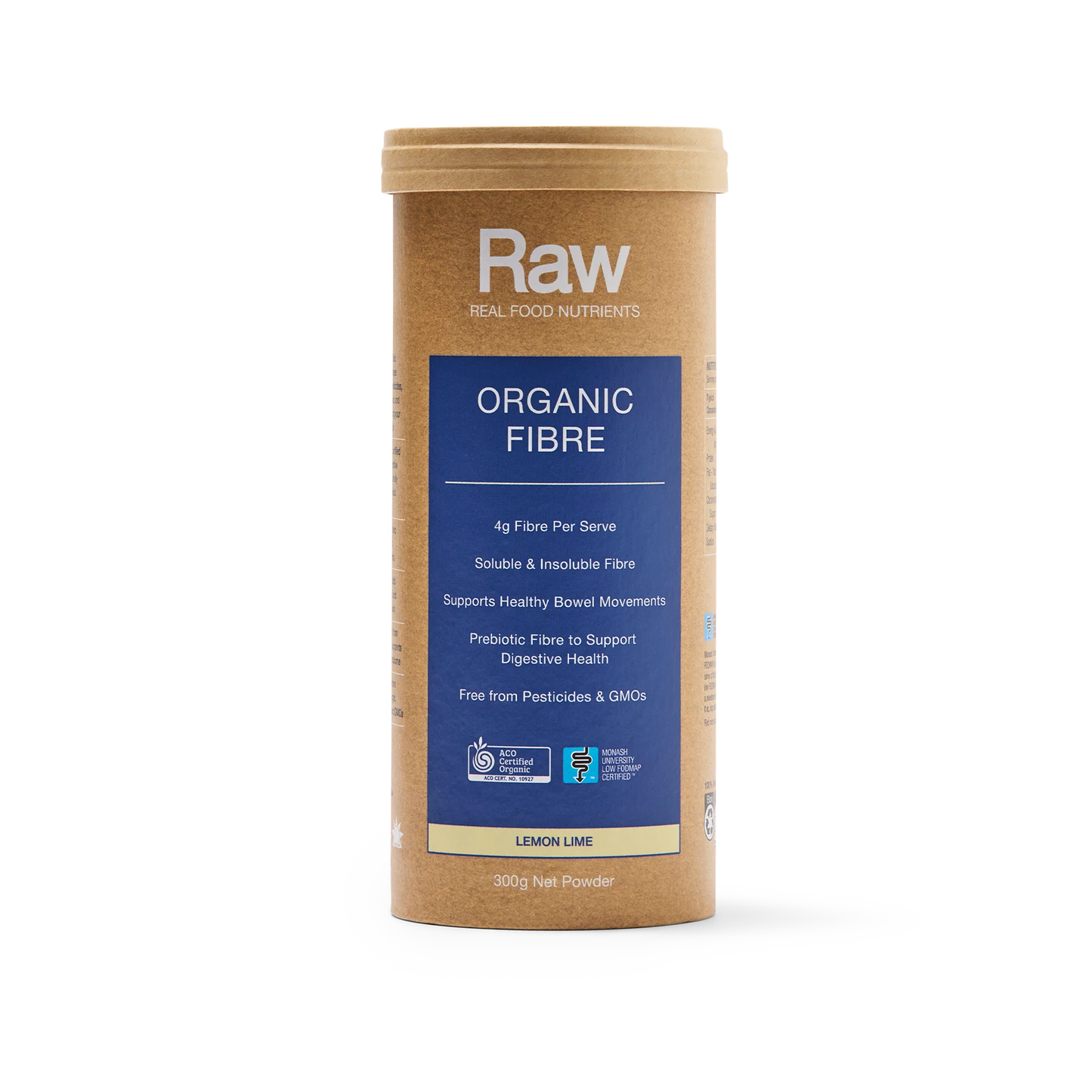 Amazonia Raw Organic Fibre 300g Lemon Lime
