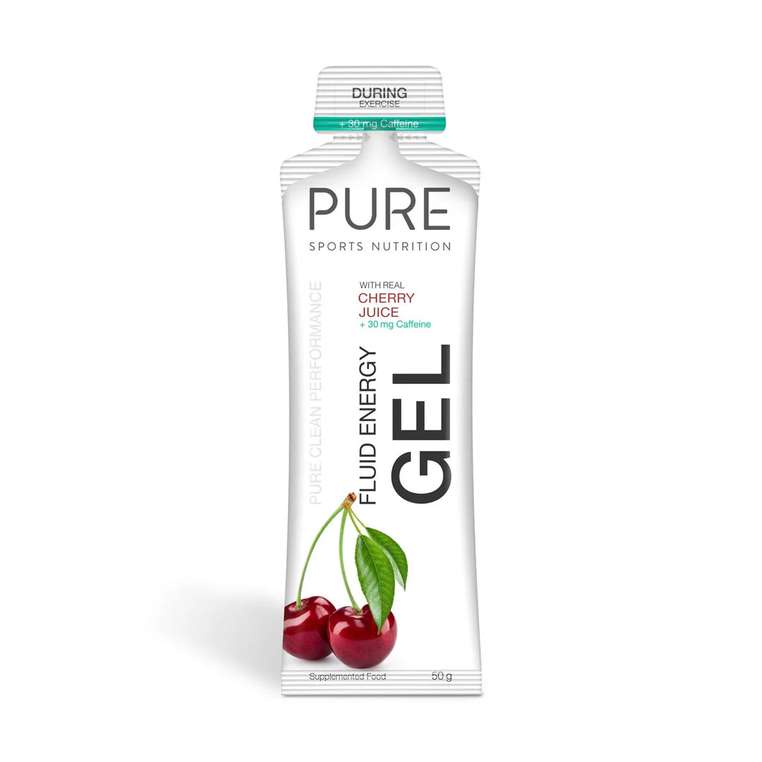 PURE Fluid Energy Gel 50g Cherry + Caffeine