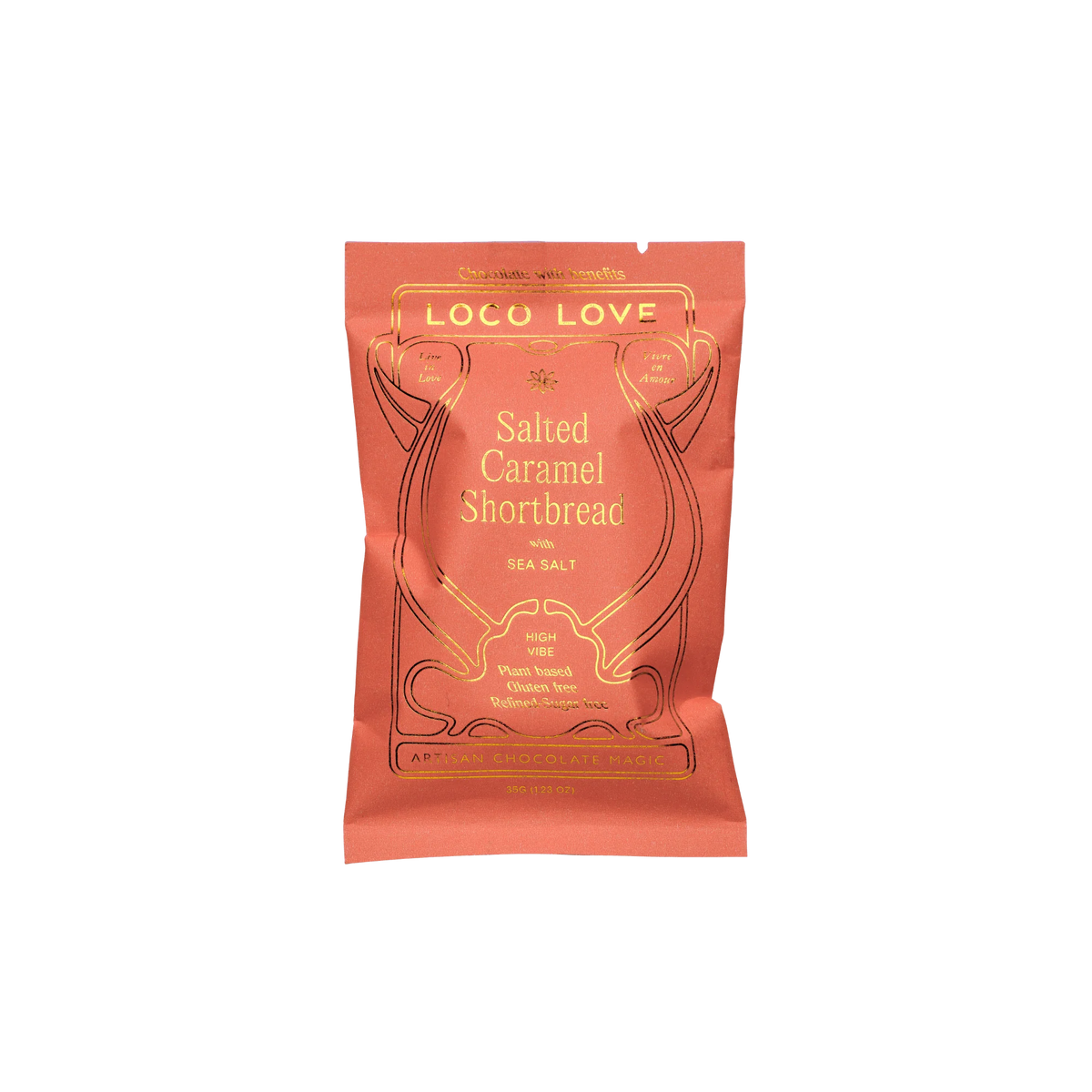 Loco Love Chocolate 35g Salted Caramel Shortbread