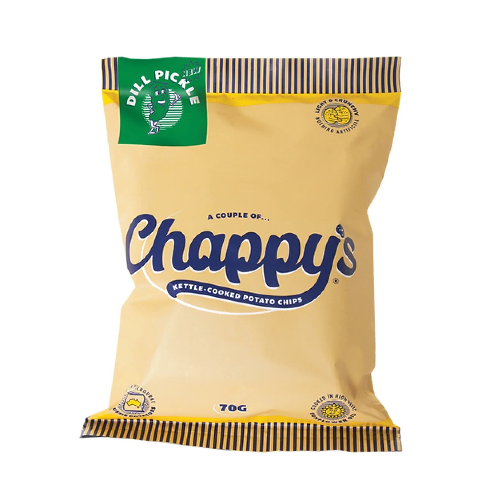Chappy's Kettle Chips 80G Dill Pickle Chappy's Kettle Chips 80G Dill Pickle