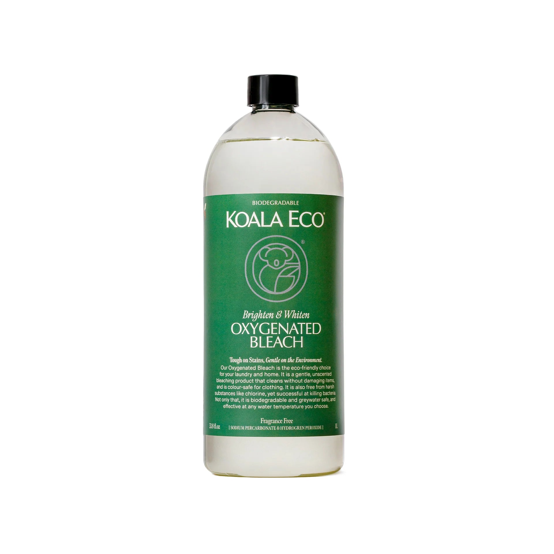 Koala Eco Oxygenated Bleach 1L Fragrance Free Koala Eco Oxygenated Bleach 1L Fragrance Free